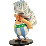 26cm Obelix with albums statuette