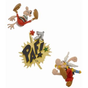 Set of 3 Asterix mini magnets