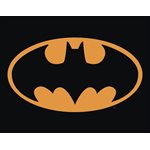 Enseigne metal Batman logo