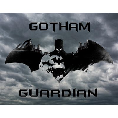 Batman Gotham Guardian metal sign