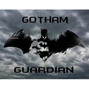 Enseigne metal Batman Gotham Guardian