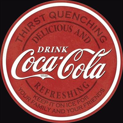 Drink Coca Cola metal sign