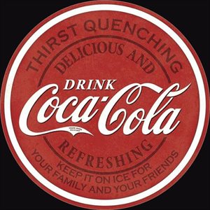 Enseigne metal Drink Coca Cola