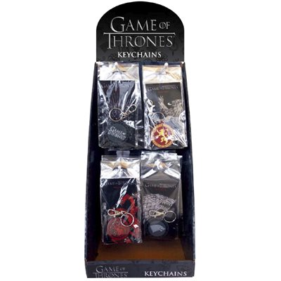 48 Game of Thrones assor. keychains