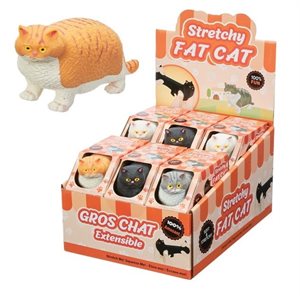 Assorted stretch fat cat / 12