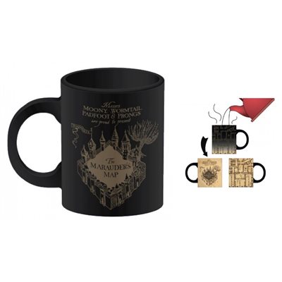 Hogwarts Map mug Heat activated