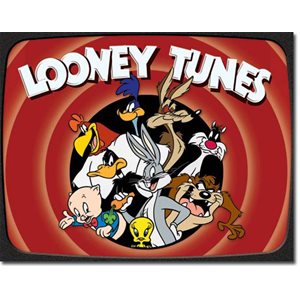 Looney Tunes metal sign