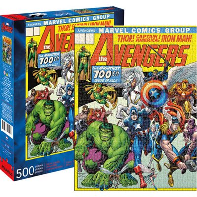 Marvel Avengers Cover 500pc Puzzle