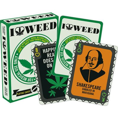I Heart Weed Playing Cards