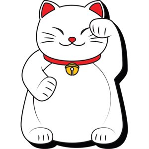 Funky chunky Magnet Lucky Cat