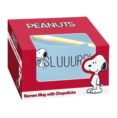 Snoopy Sluuurp bowl and chopsticks