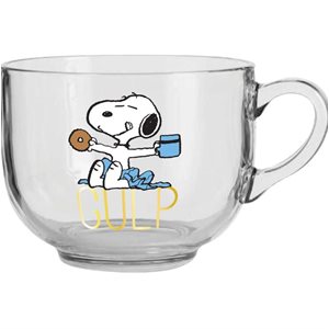 Tasse transparente Snoopy Gulp