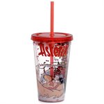 Asterix Double walled cup and straw