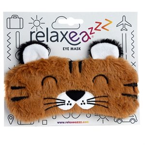 MASQUE YEUX EN PELUCHE TIGRE