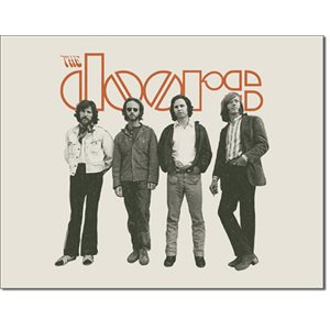 Enseigne metal The Doors-band 12x16