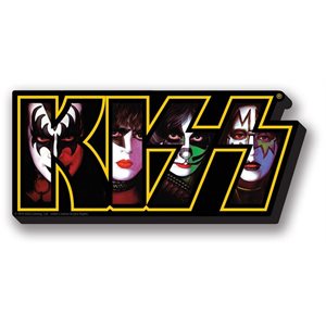 Funky chunky Kiss Logo magnet