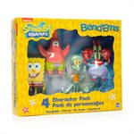 Figurines flexibles Bob leponge pk de 4