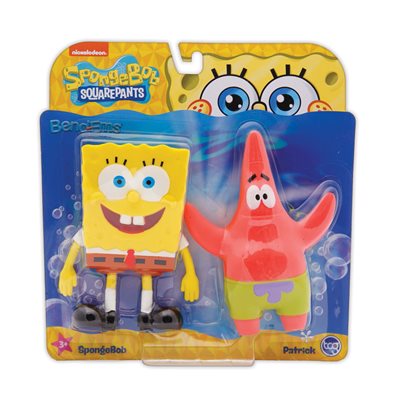 Spongebob bendable figurines pk of 2