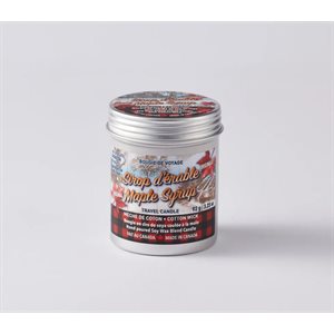 3.25oz Maple tin can candle w cottonwick