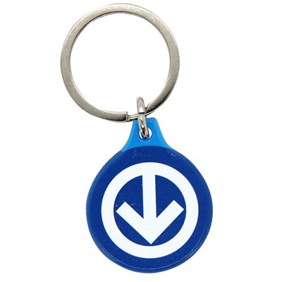 STM round logo keychain