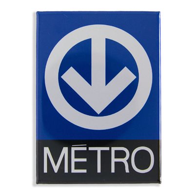 Aimant logo metro STM