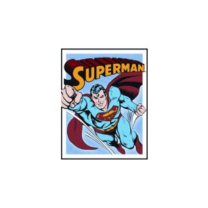 Superman retro metal sign