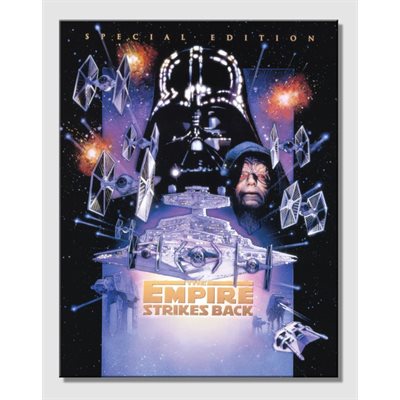Star Wars the Empire strikes metal sign