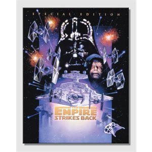 Star Wars the Empire strikes metal sign