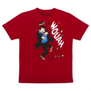 T-shirt Haddock wouah rouge XL