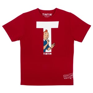 Tintin T red T-shirt M