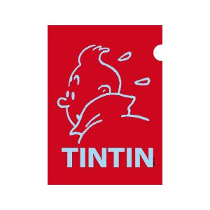 Chemise plast Tintin Rouge#