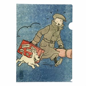 Chemise plastique Tintin valise - 1935