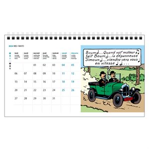 2024 Tintin desk Calendar 12.5*21cm