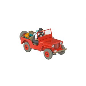 Vehicule: Jeep rouge Willys rTsine