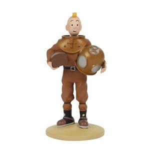 Resin Figurine Tintin in diving suit