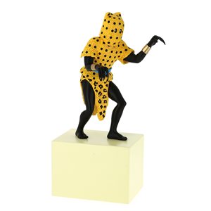Statuette Homme Leopard 32cm