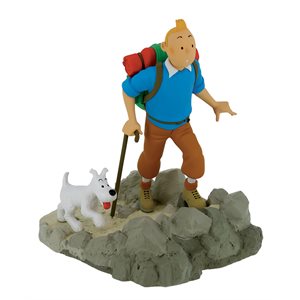 Statuette Tintin & Milou alpiniste 25cm