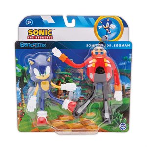 Figurine flexible Sonic VS pack de 2