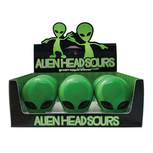 Alien head candy disp / 12