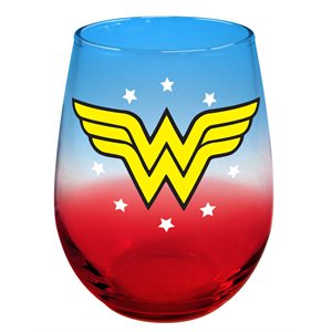 Curved 21oz Wonder Woman glass